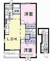 物件の間取り画像