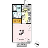 セジュール程島 Ⅱの間取り