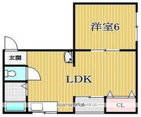 大阪府大阪市住吉区南住吉2丁目の賃貸マンションの間取り