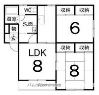 物件の間取り画像