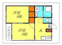 サンハイム1-Aの間取り