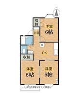 ドミール立川Ⅱの間取り