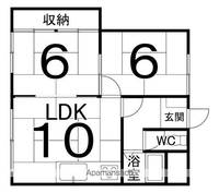 11条ハウス203の間取り