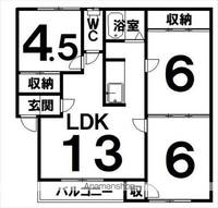 物件の間取り画像