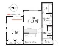 物件の間取り画像