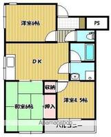 丸亀ステップハイツ301の間取り