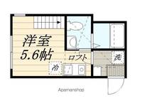 神奈川県横浜市中区石川町1丁目の賃貸アパートの間取り