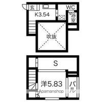 岩手県盛岡市天昌寺町の賃貸アパートの間取り