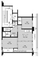 ビレッジハウス中央1号棟406の間取り