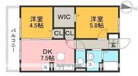 ジュネス北御座の間取り