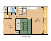 ハイツ大善406の間取り