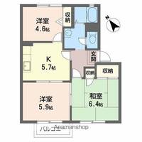 ラ・フォンテーヌC202の間取り