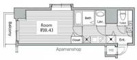 グランド・ガーラ西麻布7F-1の間取り