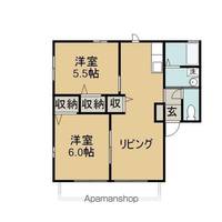 シャンボールⅡ202の間取り
