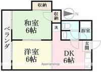 コーポあおき3405の間取り