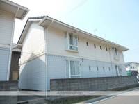 岡山県岡山市北区平野の賃貸アパートの外観