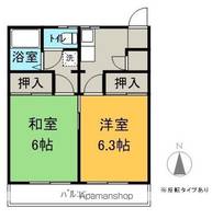 寺沢荘202の間取り