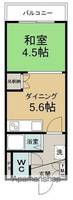 北海道網走市台町3丁目の賃貸マンションの間取り
