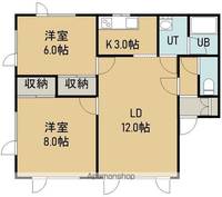 キャッスルリバーかさまつ(キャッスルリバーカサマツ)201の間取り