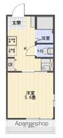 愛知県名古屋市千種区南明町2丁目の賃貸アパートの間取り