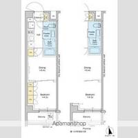 東京都杉並区高円寺北4丁目の賃貸マンションの間取り