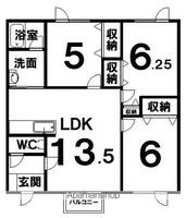 物件の間取り画像