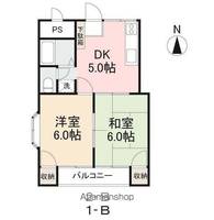 香川県木田郡三木町大字池戸の賃貸マンションの間取り