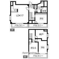 物件の間取り画像