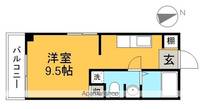 コーポMIKI Ⅰ南棟の間取り