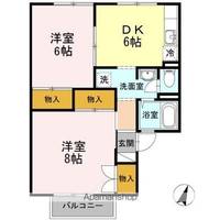 クレスト樹林 Bの間取り