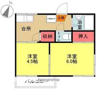 グリーンハイツ106の間取り