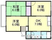 ファミリーハウス北畝 C棟の間取り