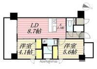 アルファシオベイス博多の間取り