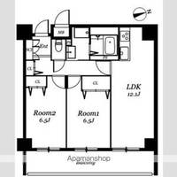 レジディア西天満の間取り