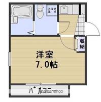 岡山県倉敷市鳥羽の賃貸マンションの間取り