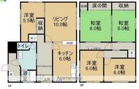 北海道網走市台町1丁目(一戸建)の賃貸物件の間取り