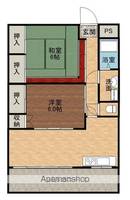 山形県米沢市中央3丁目の賃貸マンションの間取り