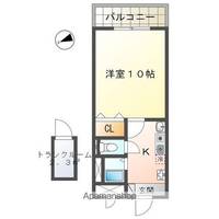 滋賀県東近江市八日市浜野町の賃貸マンションの間取り