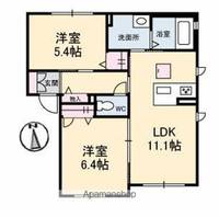シャーメゾン善通寺町 B棟の間取り