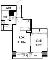 リラ二十人町403の間取り