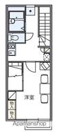 香川県高松市勅使町の賃貸アパートの間取り