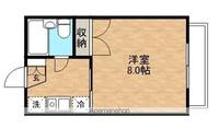 滋賀県東近江市中小路町の賃貸アパート210の間取り