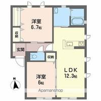 プロヴァンスガーデン C棟の間取り