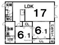 物件の間取り画像