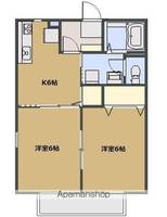 ハニーハイム103号室の間取り