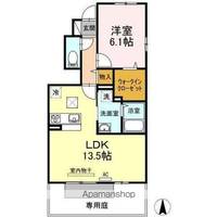 クレセール三谷の間取り