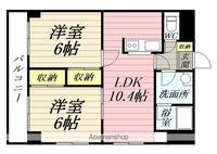 クレールメゾン上大岡203の間取り