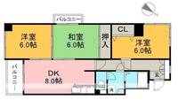 ヒルサイド小高坂の間取り