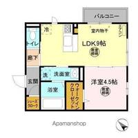 パークドオートム Bの間取り