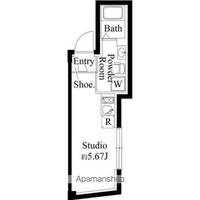 ファーヴァル代々木上原の間取り